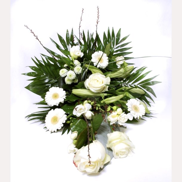 ELEGANT HVID BREBUKET 