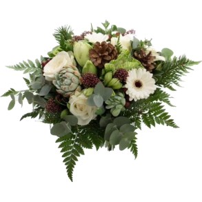 NATUR HVID JULEBUKET