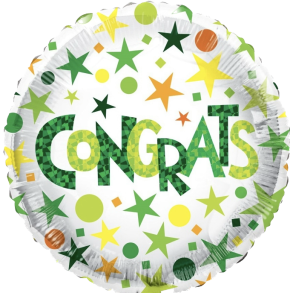 Helium Ballon Congrats -Tillykke