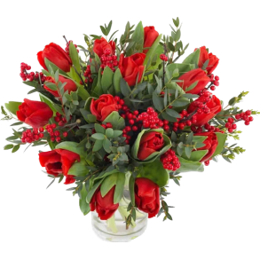 RD TULIPAN JULEBUKET