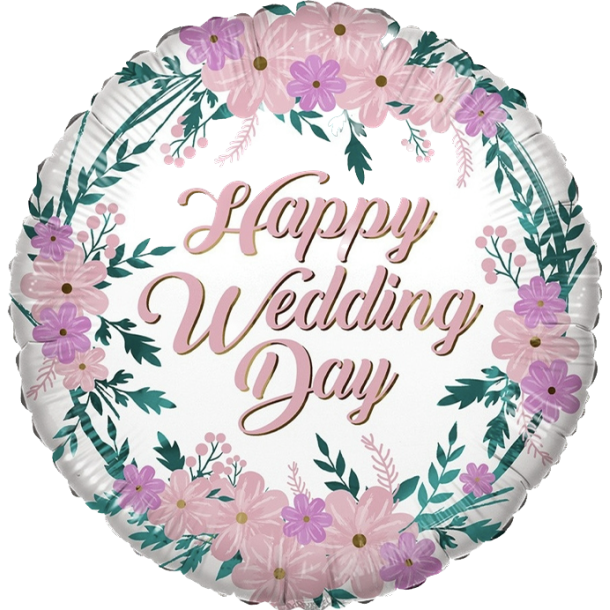 Helium Ballon Happy Weddingday