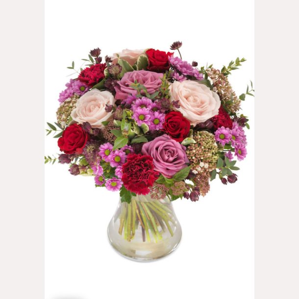 KRLIGHED I RD OG ROSA