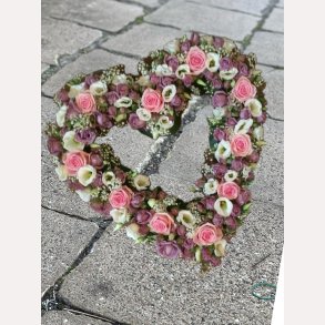 HVIDT/ROSA OASIS HJERTE