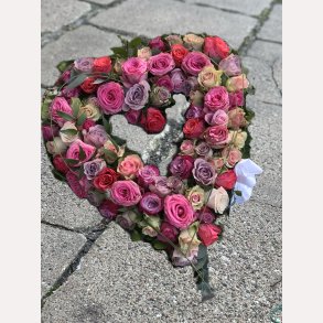 ROSA/PINK OASIS HJERTE