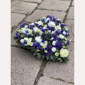 BLT OG HVIDT OASIS HJERTE 