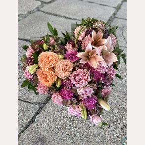 HJERTE I PASTEL FARVER