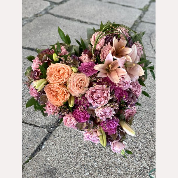 HJERTE I PASTEL FARVER